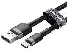 Fotoja e Kabllo Baseus USB A - USB C CATKLF-AG1, 0.5m, e zezë
