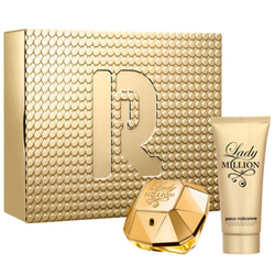 Fotoja e Set Paco Rabanne 	Eau De Parfum Lady Million, 80ml + losion trupi, 100ml