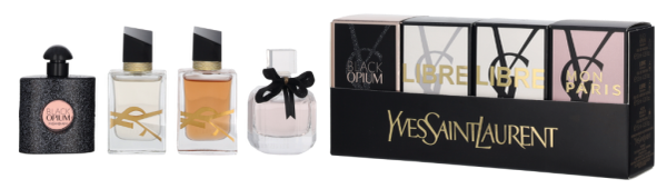 Fotoja e Set dhuratë Yves Saint Laurent Mini, Black Opium, 7,5ml + Libre, 7,5ml + Libre Intense, 7,5ml + Mon Paris, 7,5ml