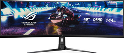 Fotoja e Monitor Asus ROG Strix XG49VQ, 3840x1080 (SUW FHD), 144Hz, 49", i zi