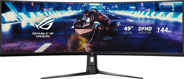 Fotoja e Monitor Asus ROG Strix XG49VQ, 3840x1080 (SUW FHD), 144Hz, 49", i zi