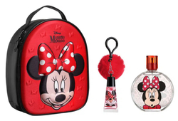 Fotoja e Set dhuratë Disney Minnie, çantë + EDT, 100ml + shkëlqyes për buzë, 7ml