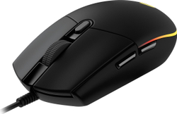Fotoja e Maus lojërash Logitech G102 LIGHTSYNC, USB Type-A, 8000 DPI, i zi