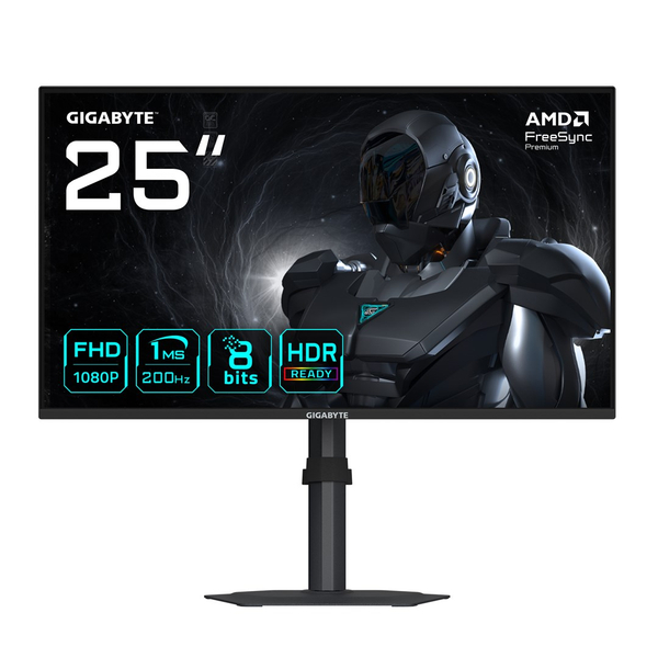 Fotoja e Monitor GIGABYTE G25F2, 24.5", 1920 × 1080 (Full HD), 200 Hz, i zi