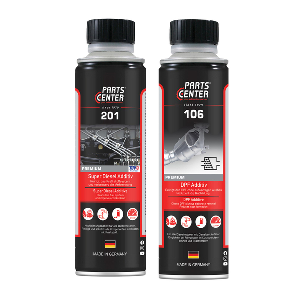 Fotoja e 201+106 Set aditivësh për mirembajtje te injektimit dhe DPF Parts Center, 300ml + 300ml