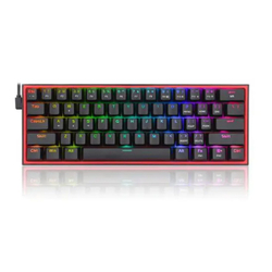 Fotoja e Tastierë lojrash mekanike me valë/tela REDRAGON Fizz Pro BlackK616 RGB