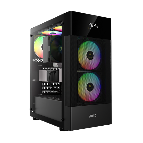 Fotoja e Kase AURA GC5 KASTE MID-TOWER MESH RGB DIGJITALE
