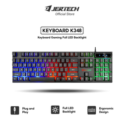 Fotoja e Tastierë Gaming Jertech K348 – RGB