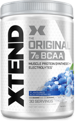 Fotoja e Suplement XTEND® Original BCAA Powder Blue Raspberry Ice, 444g