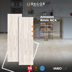 Fotoja e Laminat Yıldız Entegre Varioclic Amazon. 8mm AC4. 1 pako 2.3237 m2