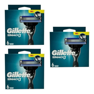 Fotoja e Brisk rroje Gillette Mach3 për meshkuj, 6 copë