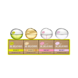 Fotoja e Set dhuratë DKNY Be Delicious, EDP Be Delicious, 7ml + EDP Be Extra Delicious, 7 ml + EDP Be Golden Delicious, 7ml + EDP Be 100% Delicious, 7ml