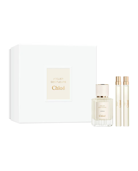 Fotoja e Set për femra Chloe Ateiler Des Fleurs Eau de Parfum Cedrus, 50ml + Jaminum Sambac, 10ml + Magolia Alba, 10ml