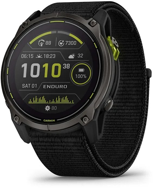 Fotoja e Orë smart Garmin Enduro 3, e zezë