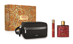 Fotoja e Set për meshkuj Versace Eros Flame, EDP 100 ml + EDP 10 ml + çantë kozmetike