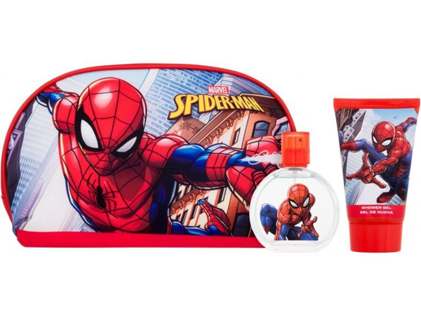 Fotoja e Set për fëmijë EP Line Spiderman, EDT 50 ml + xhel dushi 100 ml + çantë kozmetike