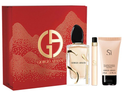 Fotoja e Set për femra Giorgio Armani Sì, EDP 100 ml + losion trupi 50 ml + EDP mini 10 ml