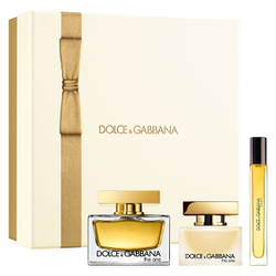 Fotoja e Set për femra Dolce & Gabbana The One, EDP 75 ml + sprej udhëtimi 10 ml + sprej për flokë 30 ml