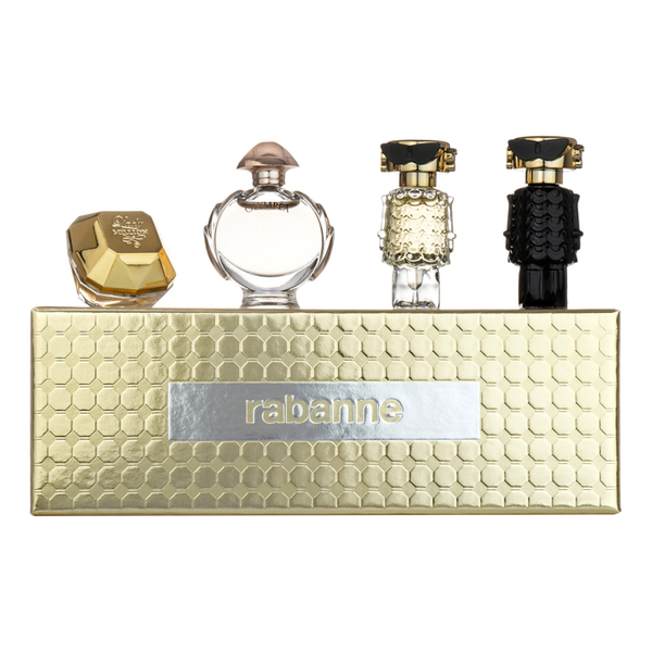 Fotoja e Set dhuratë Paco Rabanne Mini, EDP Lady Million, 5ml + EDP Olympea, 6ml + Parfum Fame, 4ml + EDP Fame, 4ml