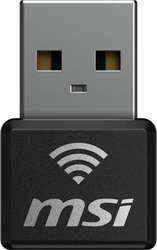 Fotoja e Përshtatës rrjeti MSI AX1800 Nano (GUAX18N), e zezë/ argjendtë