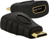 Fotoja e Përshtatës Akyga (AK-AD-04) HDMI Mini - HDMI, i zi, Picture 1