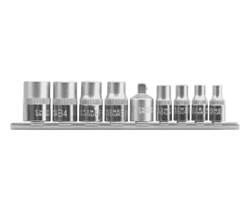 Fotoja e Set priza torx Yato 1/4" - 3/8", E5 - E16, 9 copë