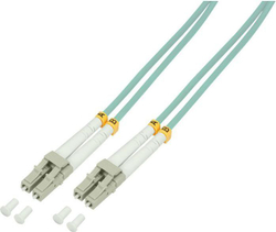 Fotoja e Kabllo me fibra optike LogiLink FP3LC02, Duplex LC, OM3, 50/125 μm, 2m, bruz