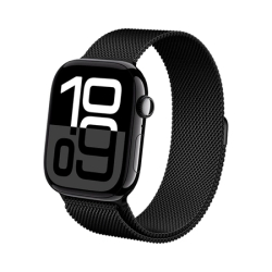 Fotoja e Rrip çeliku Crong Milano për Apple Watch Series 1/5, 38/40mm, i zi