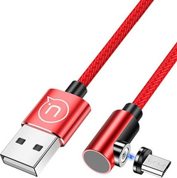 Fotoja e Kabllo Usams USB-A - microUSB, 1m, e kuqe