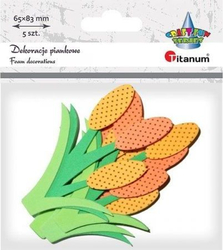 Fotoja e Set i dekoreve Titanum 3D Foam Flowers, 65x83mm