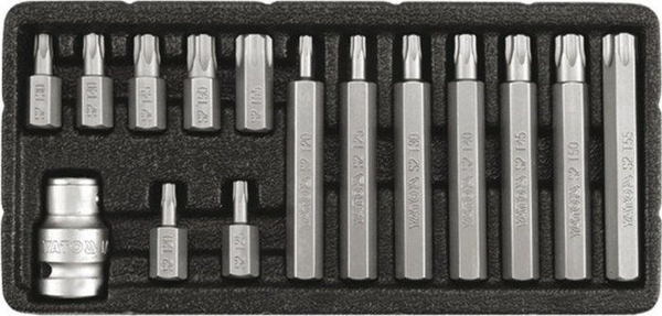 Fotoja e Set kaçavidash Yato Torx, T20-T55, 15, copë