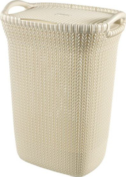 Fotoja e Shportë rrobash Curver Knit, 57l, krem
