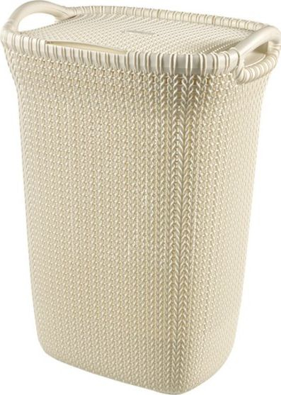 Fotoja e Shportë rrobash Curver Knit, 57l, krem