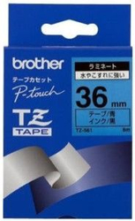 Fotoja e Shirit i laminuar Brother TZ-561, 8 mm, i zi