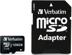 Fotoja e Kartë memorie Verbatim Premium MicroSDXC, 128GB, Class 10, UHS-I/U1