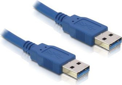 Fotoja e Kabllo Delock USB-A në USB-A, 1.5m, e kaltër