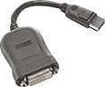 Fotoja e Kabllo Lenovo 45R5783, DisplayPort - Single Link DVI-D, e zezë