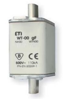 Fotoja e Siguresë industriale Eti-Polam WT-00/GF 004114333, 25A, NH00