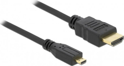 Fotoja e Kabllo Delock HDMI Micro - HDMI, 3m, e zezë