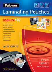 Fotoja e Film laminimi Fellowes, 125mic, 83x113 mm, 100 copë