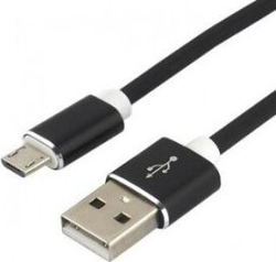 Fotoja e Kabllo EverActive USB-A - microUSB 1.5m, e zezë
