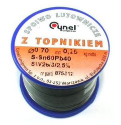 Fotoja e Tel kallaji me fluks LC60-SW26, Ø2.0 mm, 500 g