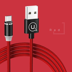 Fotoja e Kabllo Usams USB-A - microUSB, 1m, e kuqe