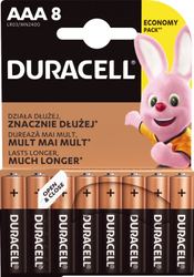 Fotoja e Bateri AAA/ R03 Duracell, 1.5V, 8 copë