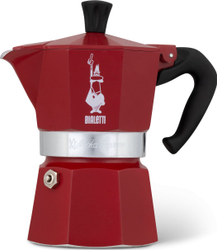 Fotoja e Aparat kafeje Bialetti Moka Express, i kuq