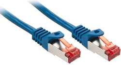 Fotoja e Kabllo patchcord Lindy Cat.6, S/FTP, 0.5m, e kaltër