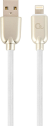 Fotoja e Kabllo Gembird USB A - Lightning (CC-USB2R-AMLM-1M-W), 1m, e bardhë