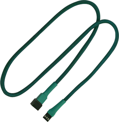 Fotoja e Kabllo Nanoxia 900500001, 3-pin në 3-pin, 0.6m, e gjelbër