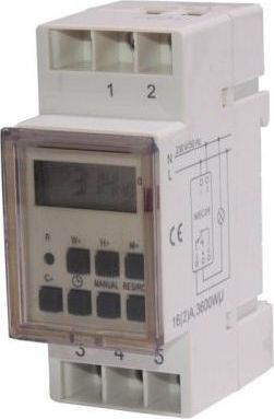 Fotoja e Programator Maclean MCE09, 220–240 V, 16 A, 35x85x60 mm