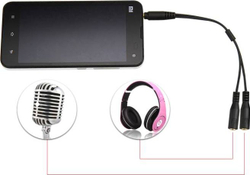Fotoja e Kabllo JJC Jack 3.5mm - 2x Jack 3.5mm, 0.15m, e zezë